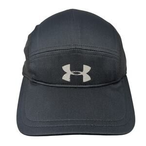 Under Armour Run Coldblack Strapback 5 Panel Cap Black One Size Adjustable